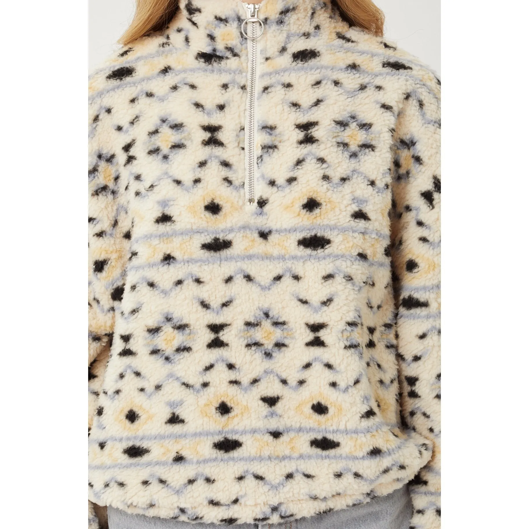 Aztec Half Zip Sherpa