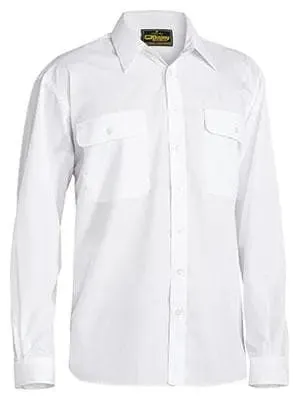 Bisley Workwear Permanent Press Shirt Long Sleeve BS6526