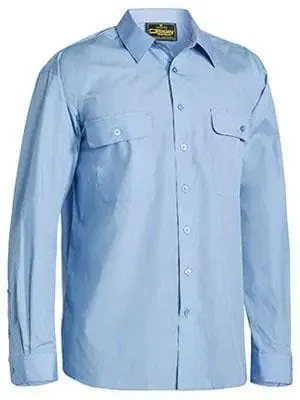 Bisley Workwear Permanent Press Shirt Long Sleeve BS6526