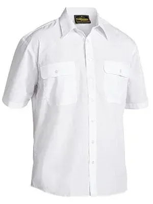 Bisley Workwear Permanent Press Shirt Short Sleeve BS1526