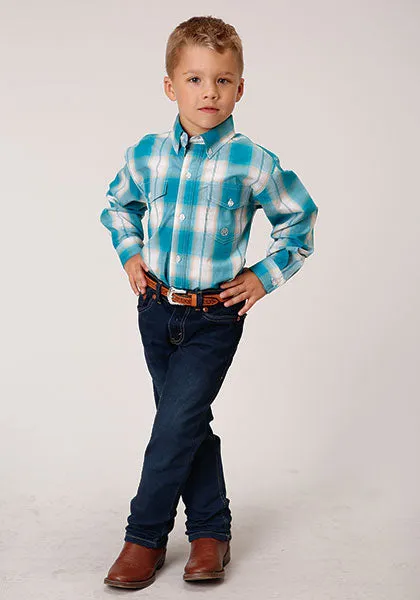 Boy's Roper Button Down Shirt #03-030-0378-4046
