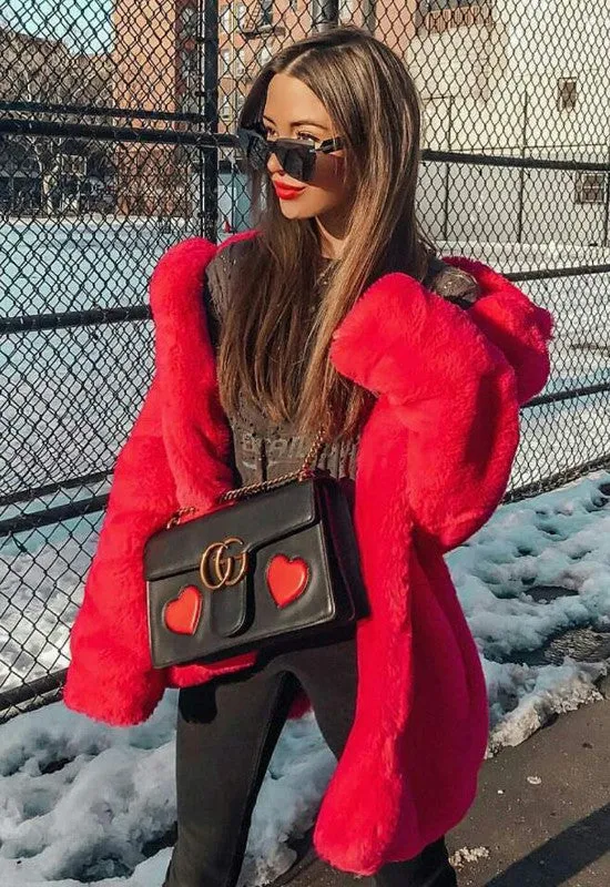 CARA COAT (RED)-CVJ1952