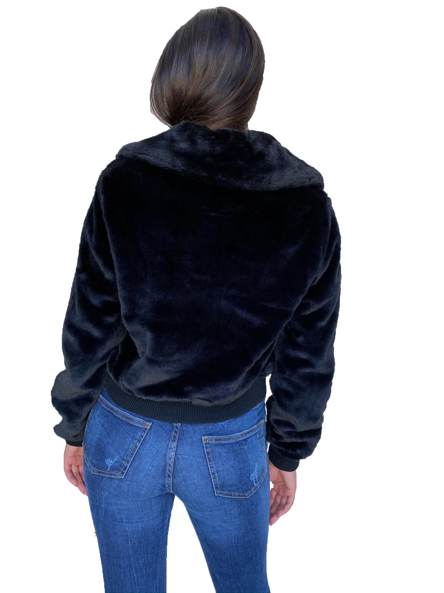 CiSono Fluffy Fur Jacket