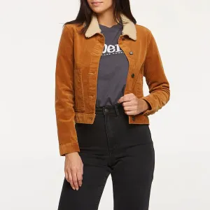 Corduroy Sherpa Jacket Tan Riders by Lee