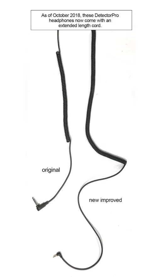 Detector Pro Black Widow Headphones - New and Improved
