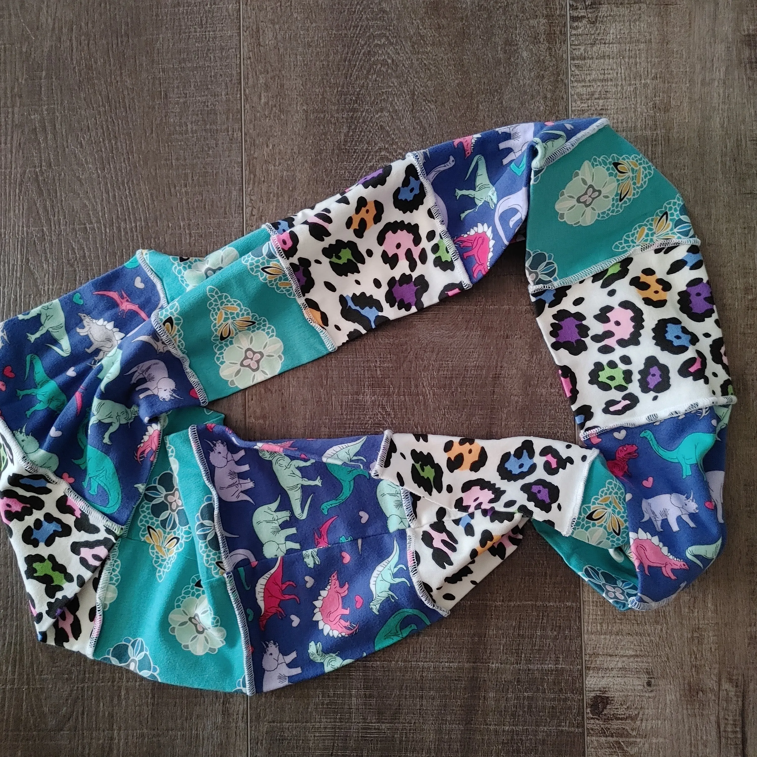 Dinos/Paisley/Animal Print Infinity Scarf