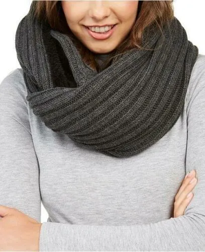 Dkny Fleece-Lined Knit Infinity Scarf