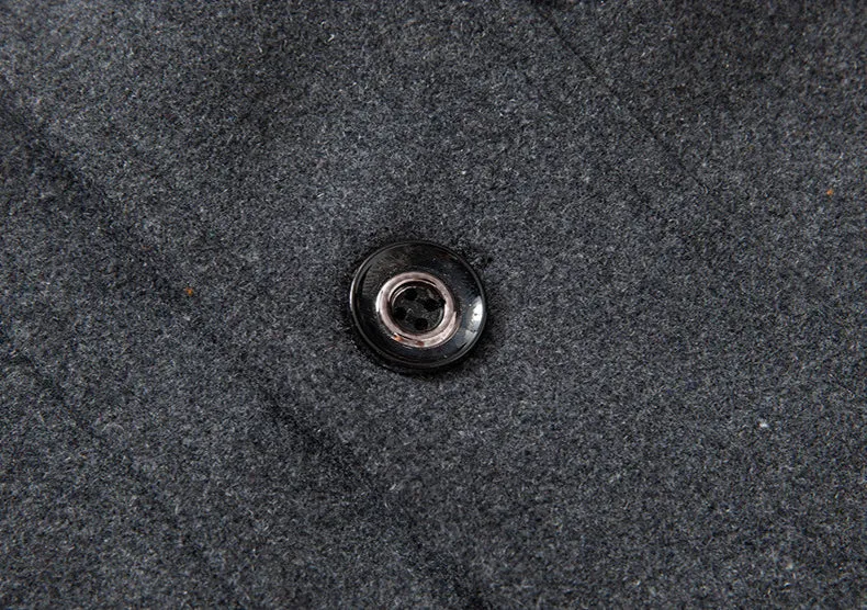 Duke | Double Collar Wool Long Coat