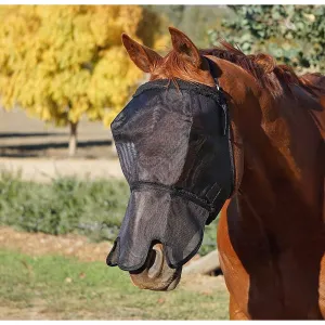 Flyveils By Design Flymask - Fur trim   Nose