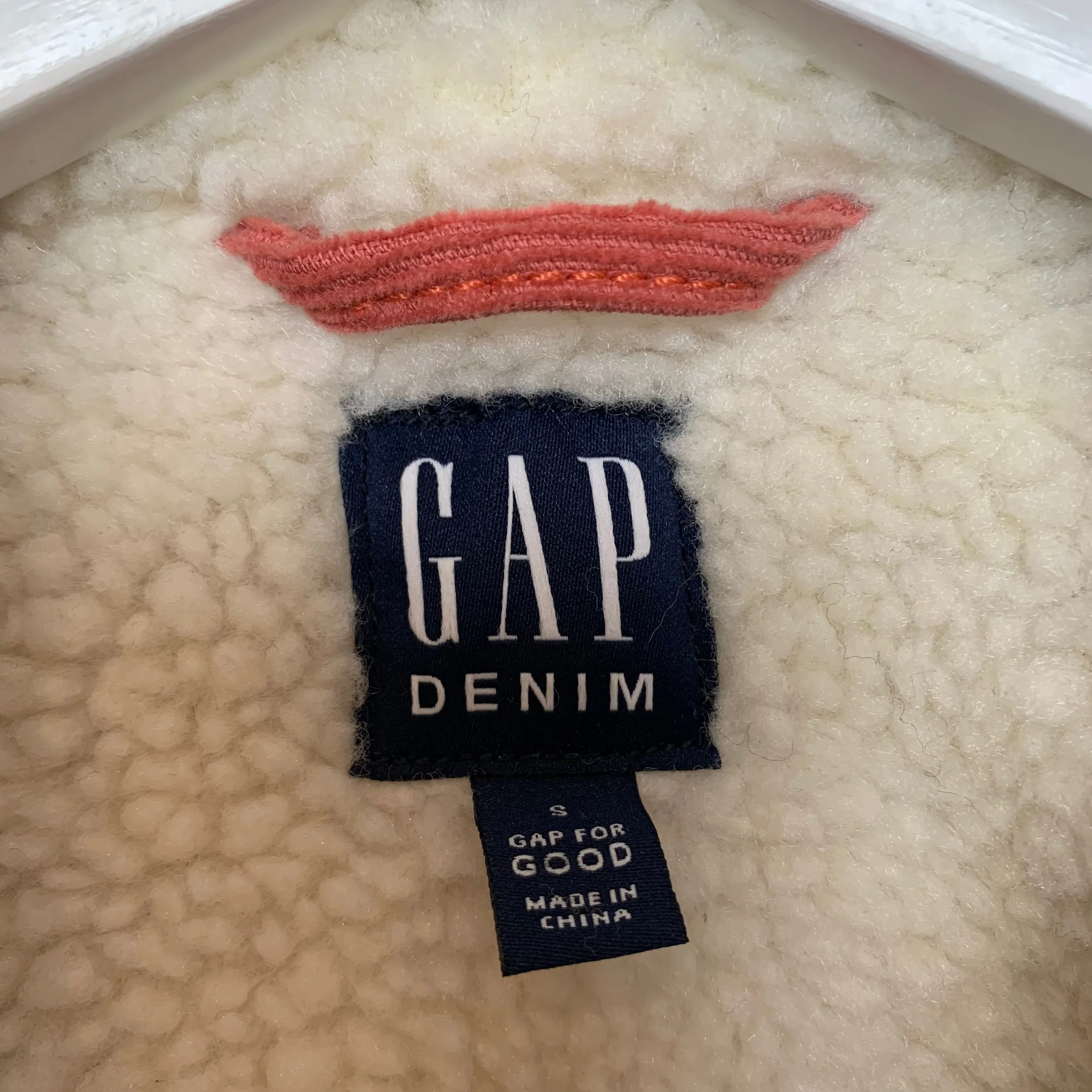 Gap Corduroy Jacket Sherpa Line Collared Small