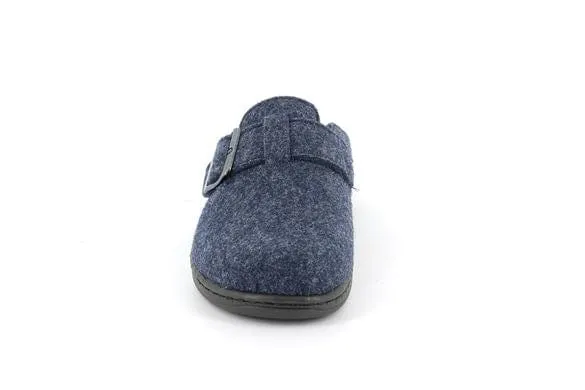 Grunland Women's Dasa Slippers- Blue