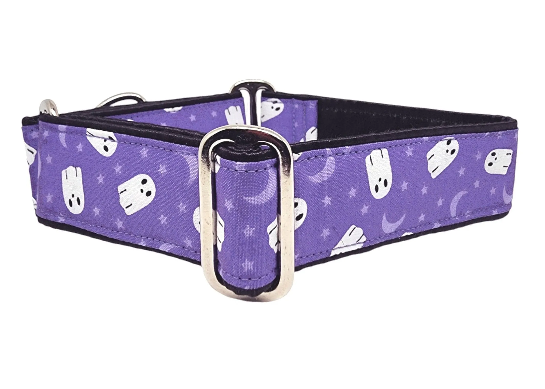 Halloween - Boo Crew Ghosts - Martingale or Buckle Dog Collar - 1.5" Width