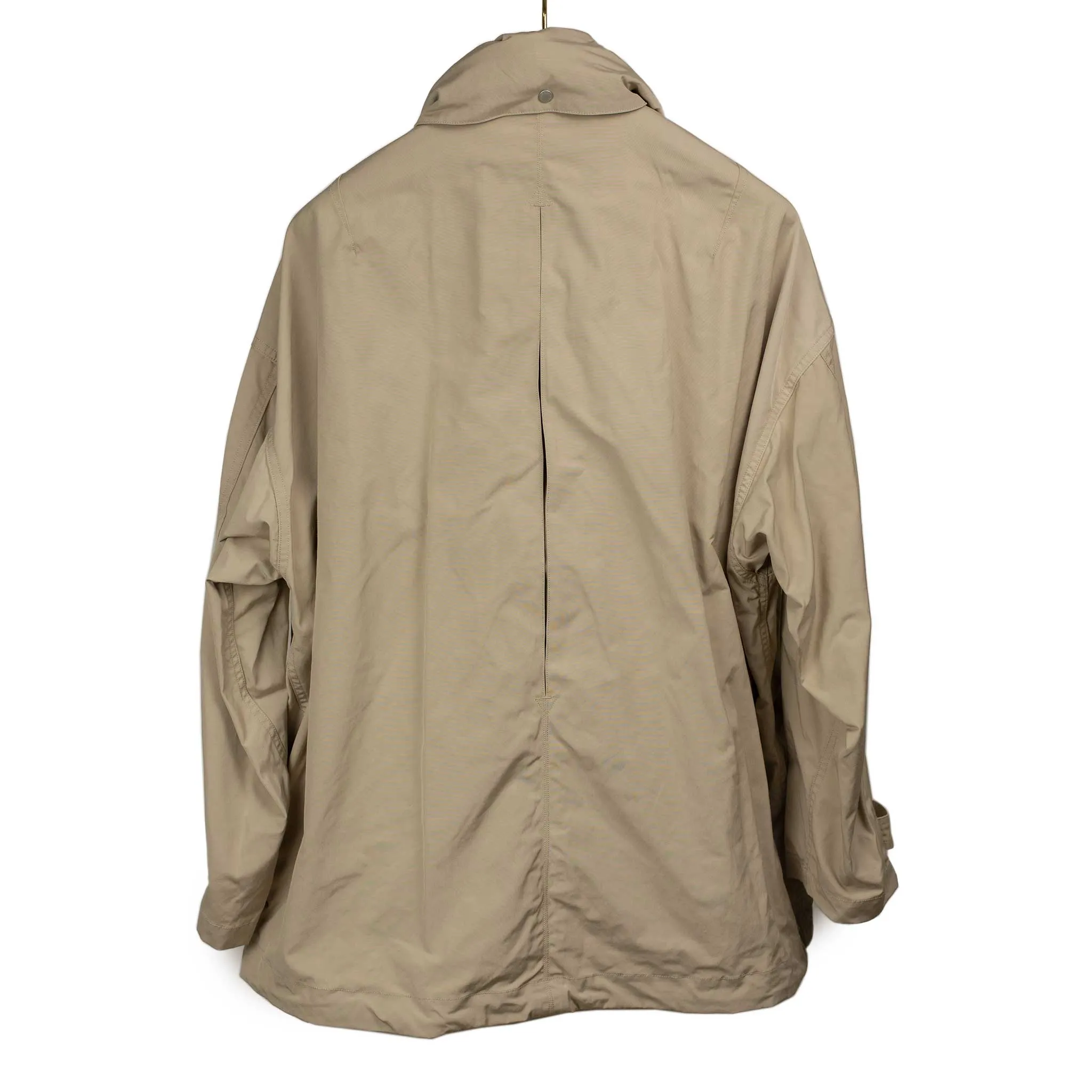 Hunter Jacket in sand beige polyester cotton