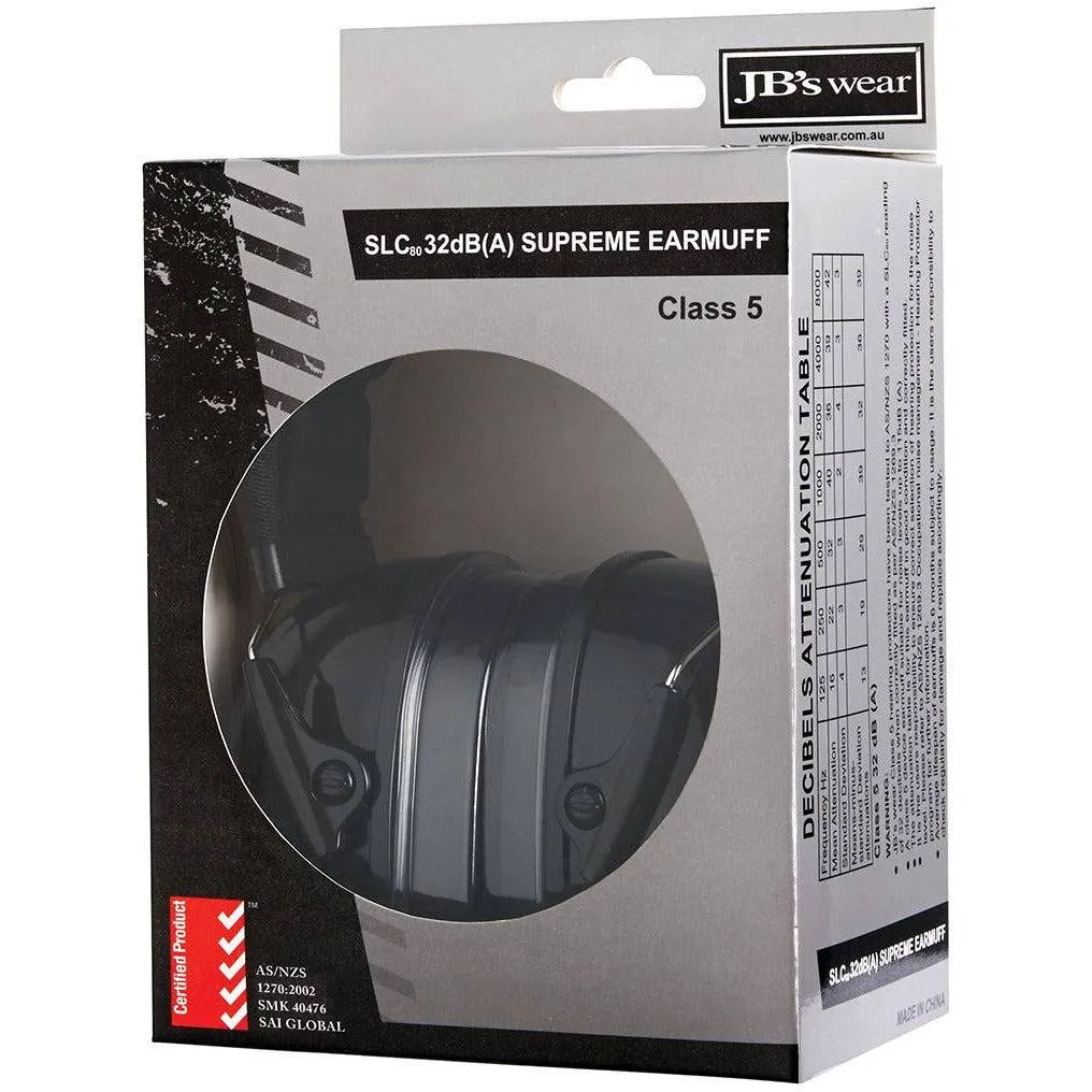 JB's 32dB SUPREME EAR MUFF - 8M001