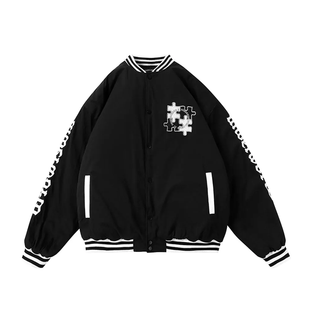 JIGSAW PRINTED BASEBALL JERSEY