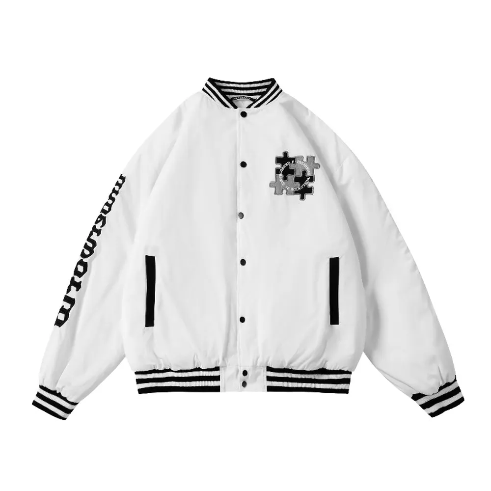 JIGSAW PRINTED BASEBALL JERSEY