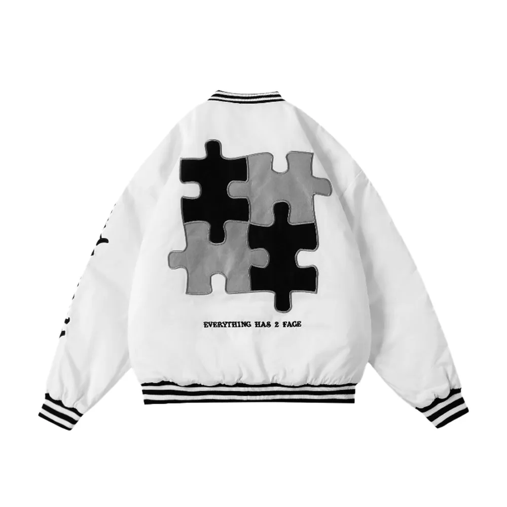 JIGSAW PRINTED BASEBALL JERSEY