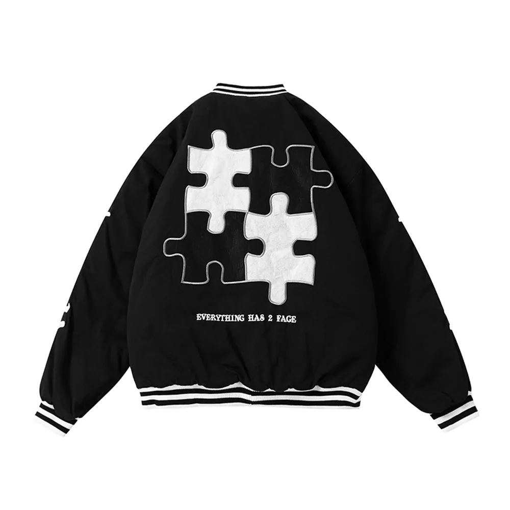JIGSAW PRINTED BASEBALL JERSEY