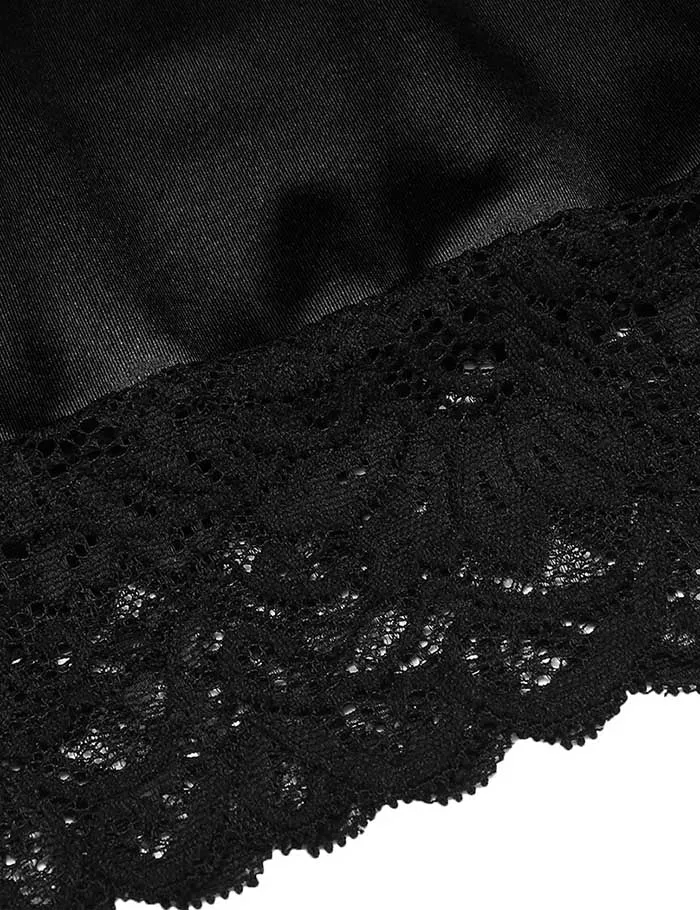 Lace Stretchy Satin Slip