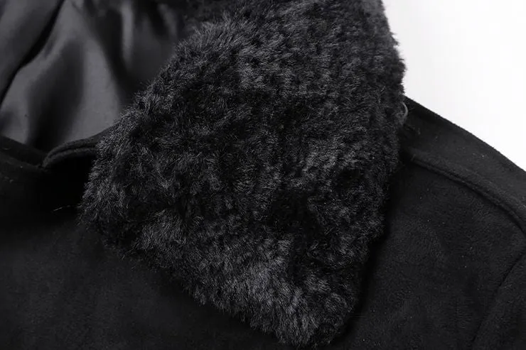 Luxury Winter Warm Long Male Coat