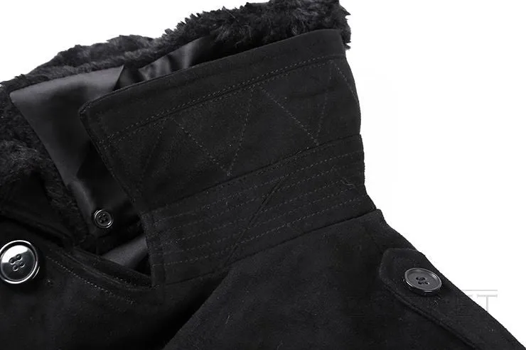 Luxury Winter Warm Long Male Coat
