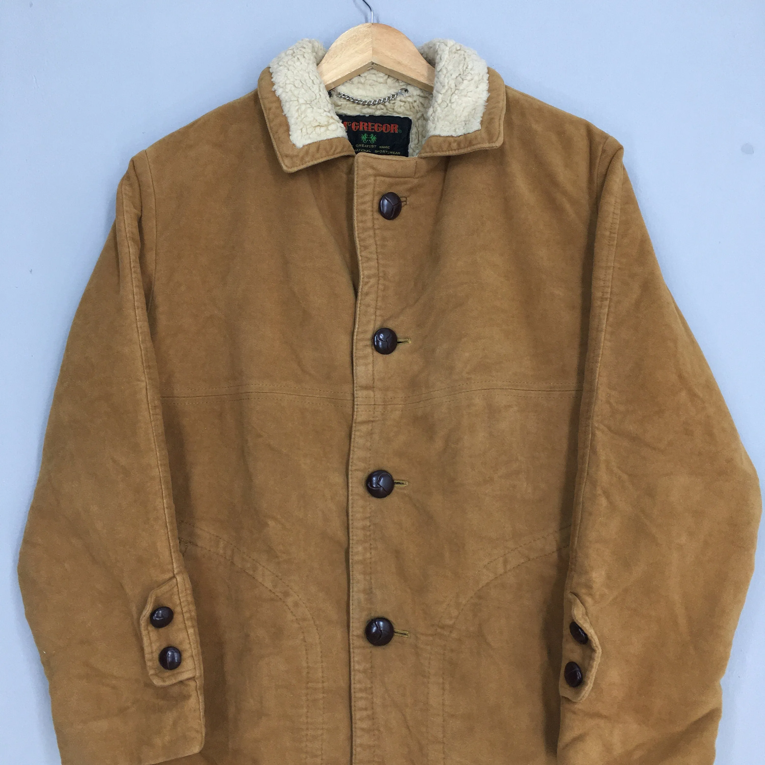 McGregor Suede Sherpa Parka Jacket Medium