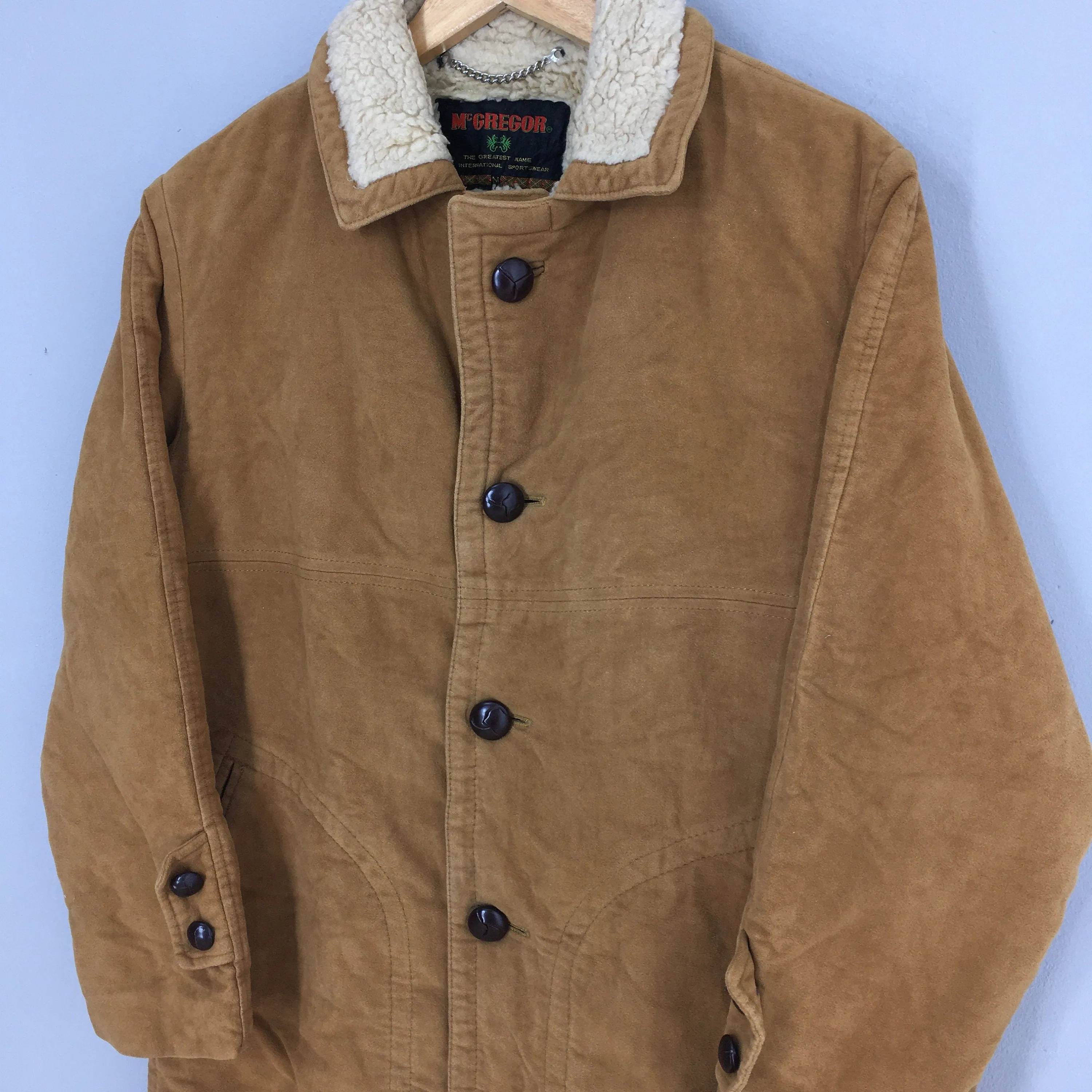 McGregor Suede Sherpa Parka Jacket Medium