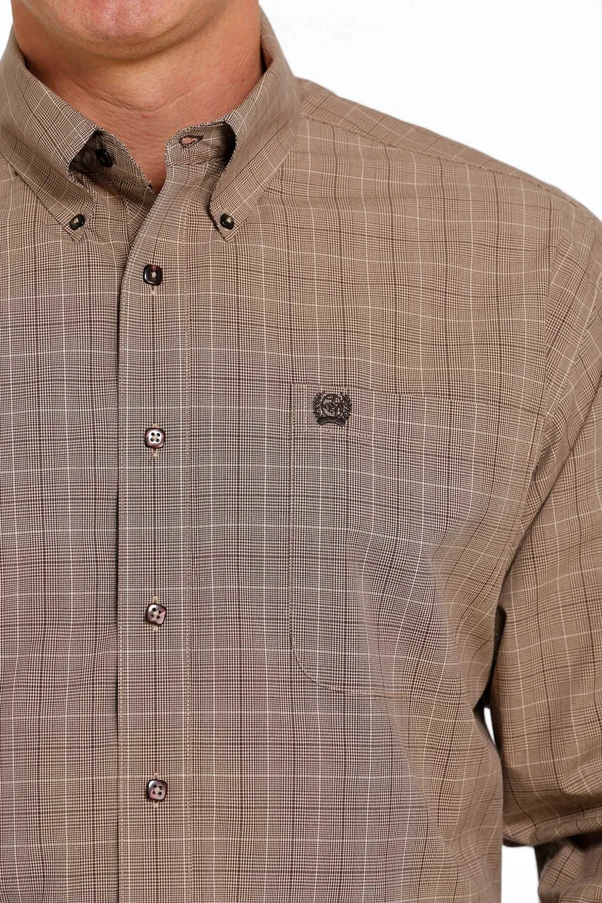 Men's Cinch Plaid Button Down Shirt #MTW1105491-C
