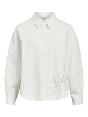 OBJNATE LO L/S SHIRT  | WHITE SAND