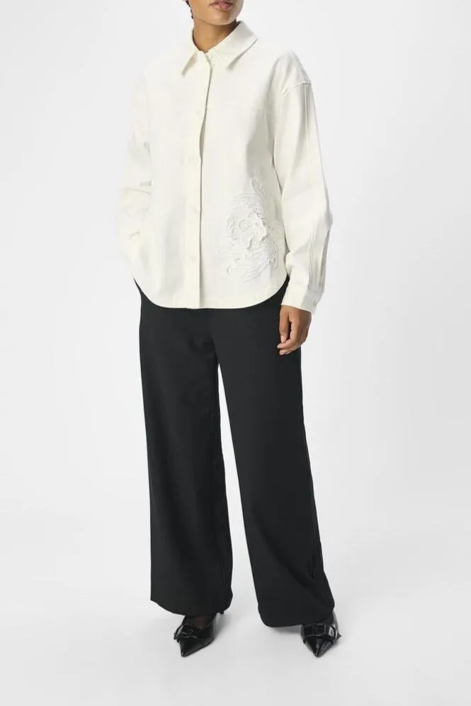 OBJNATE LO L/S SHIRT  | WHITE SAND