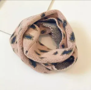 Pink Leopard Infinity Scarf