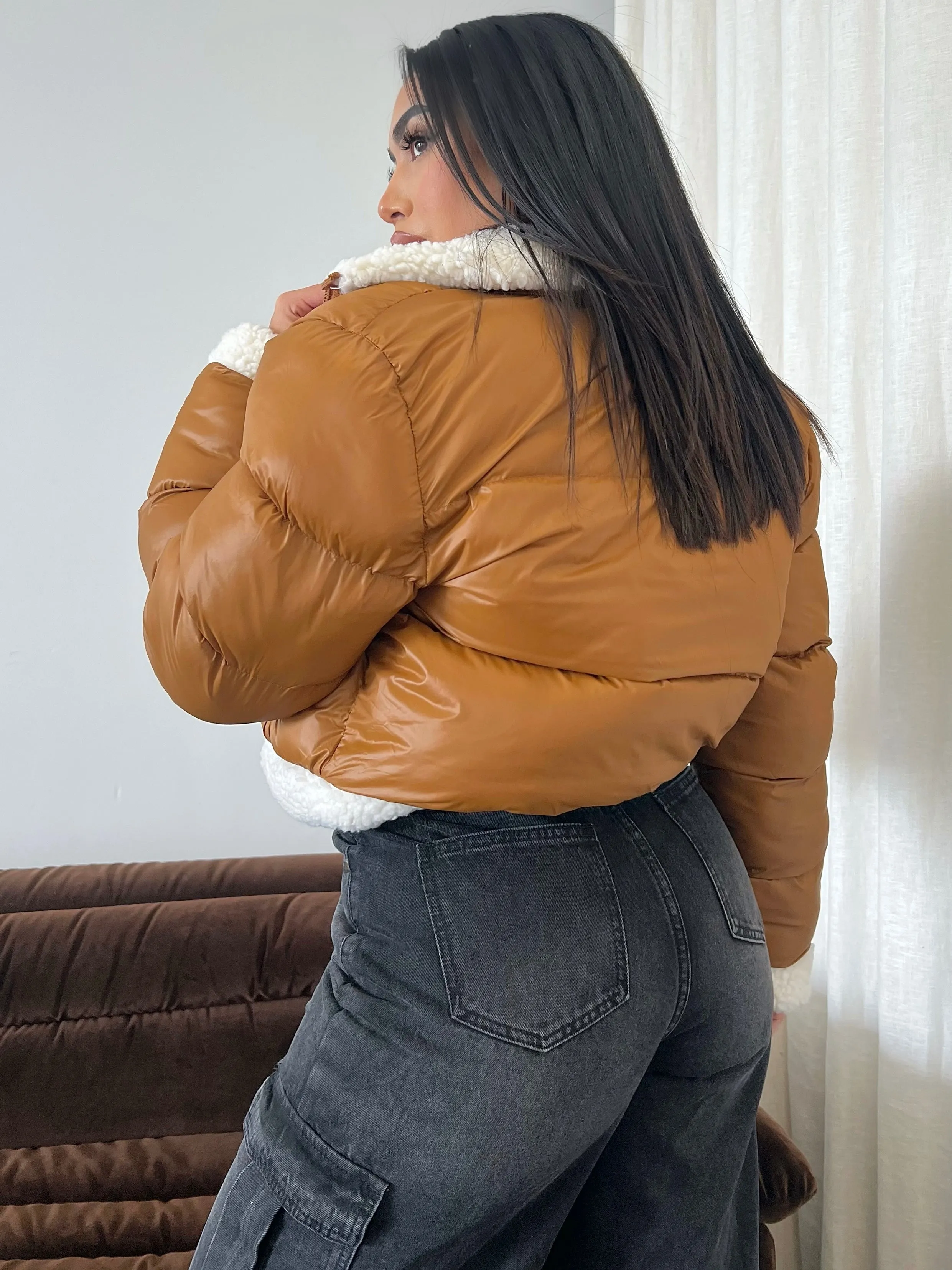 Rachel Puffer Jacket (Camel)