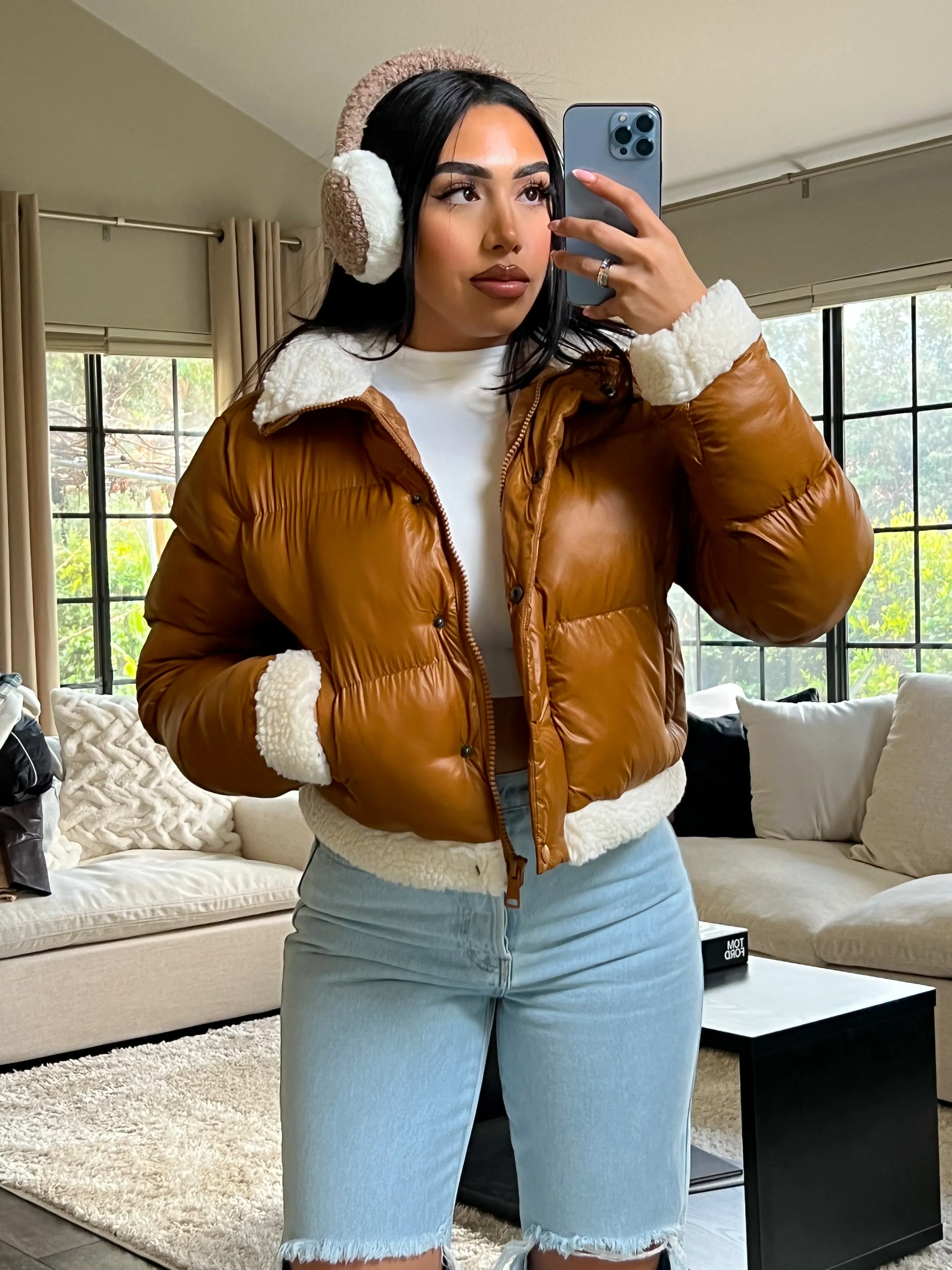 Rachel Puffer Jacket (Camel)