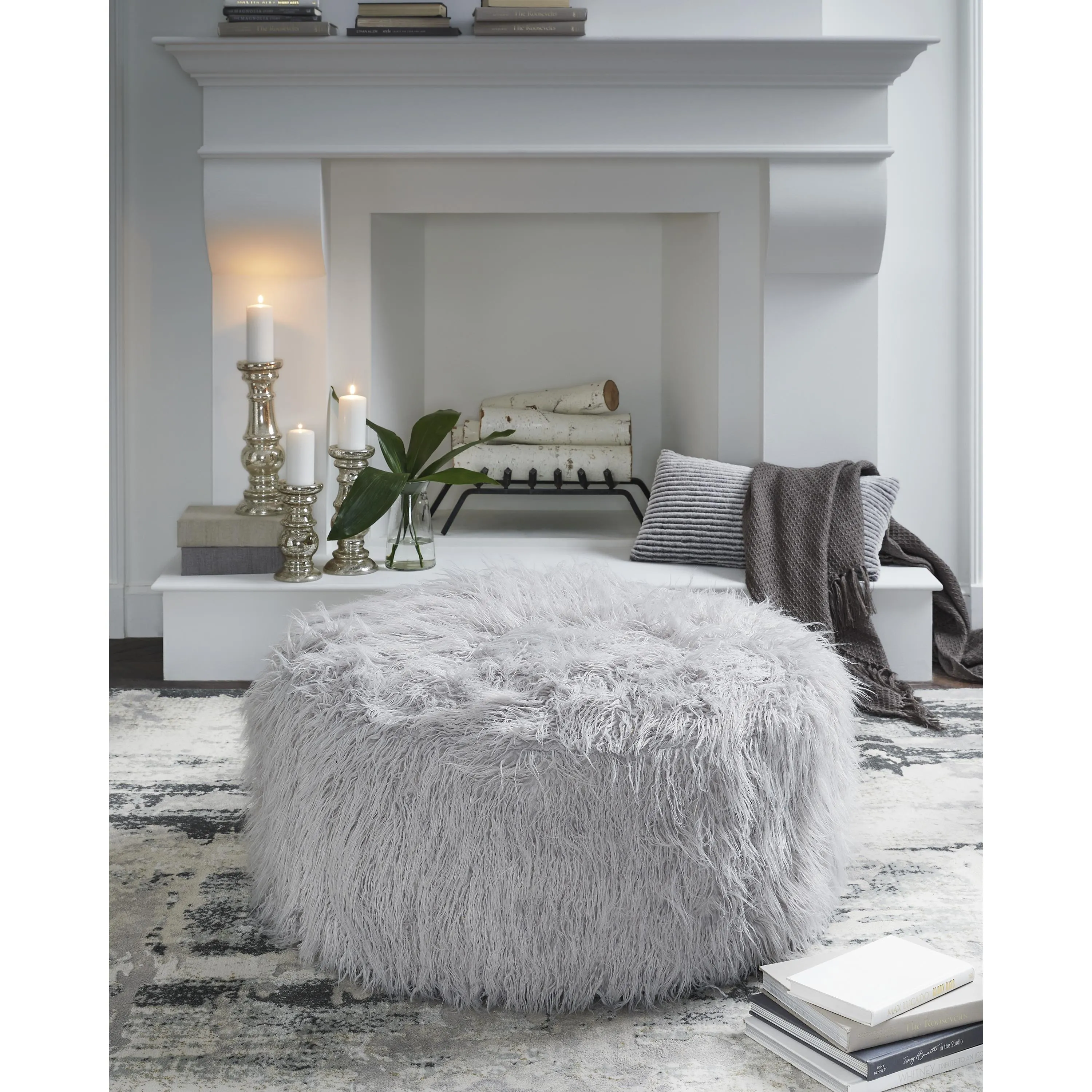 Signature Design by Ashley Galice Fabric Ottoman A3000333