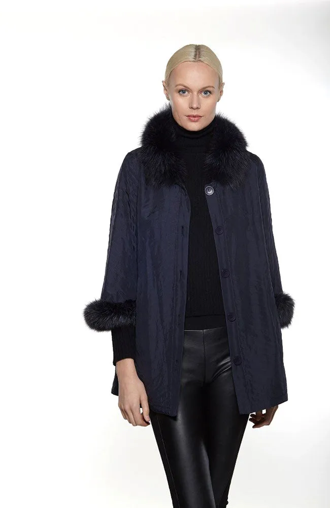 Silk Fur Reversible Coat