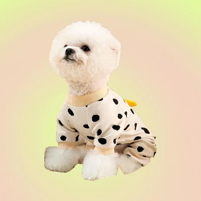 Soft Banana Onesie Pajamas T-Shirt for Cats and Dogs