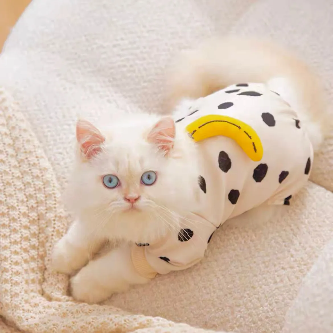 Soft Banana Onesie Pajamas T-Shirt for Cats and Dogs