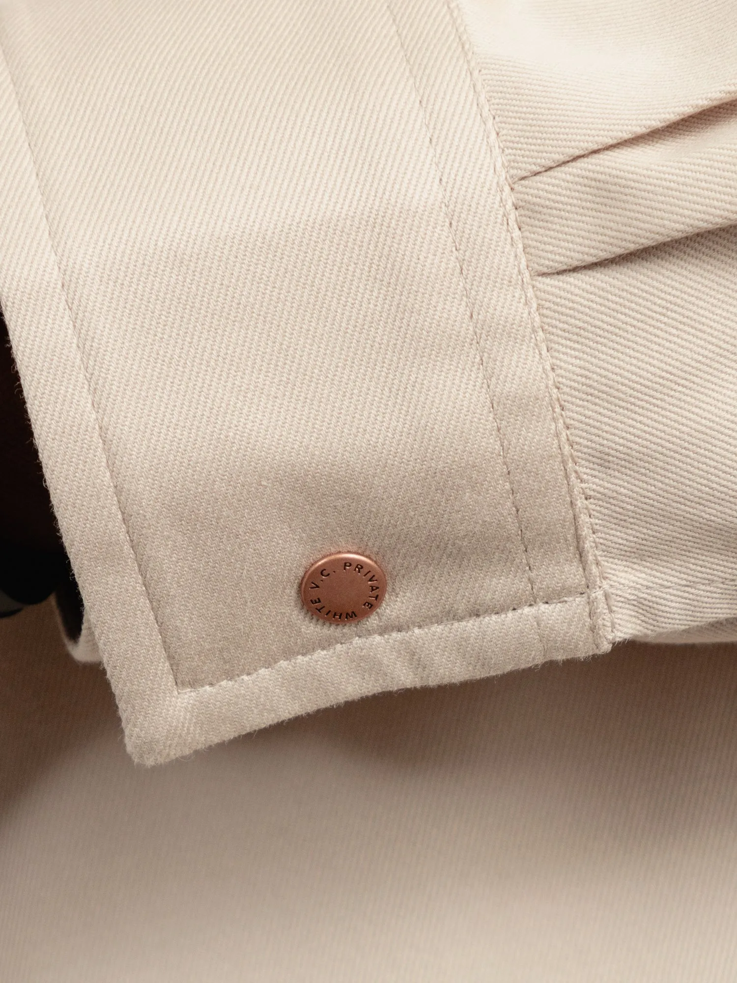 The Cotton Studded Shirt - Sand