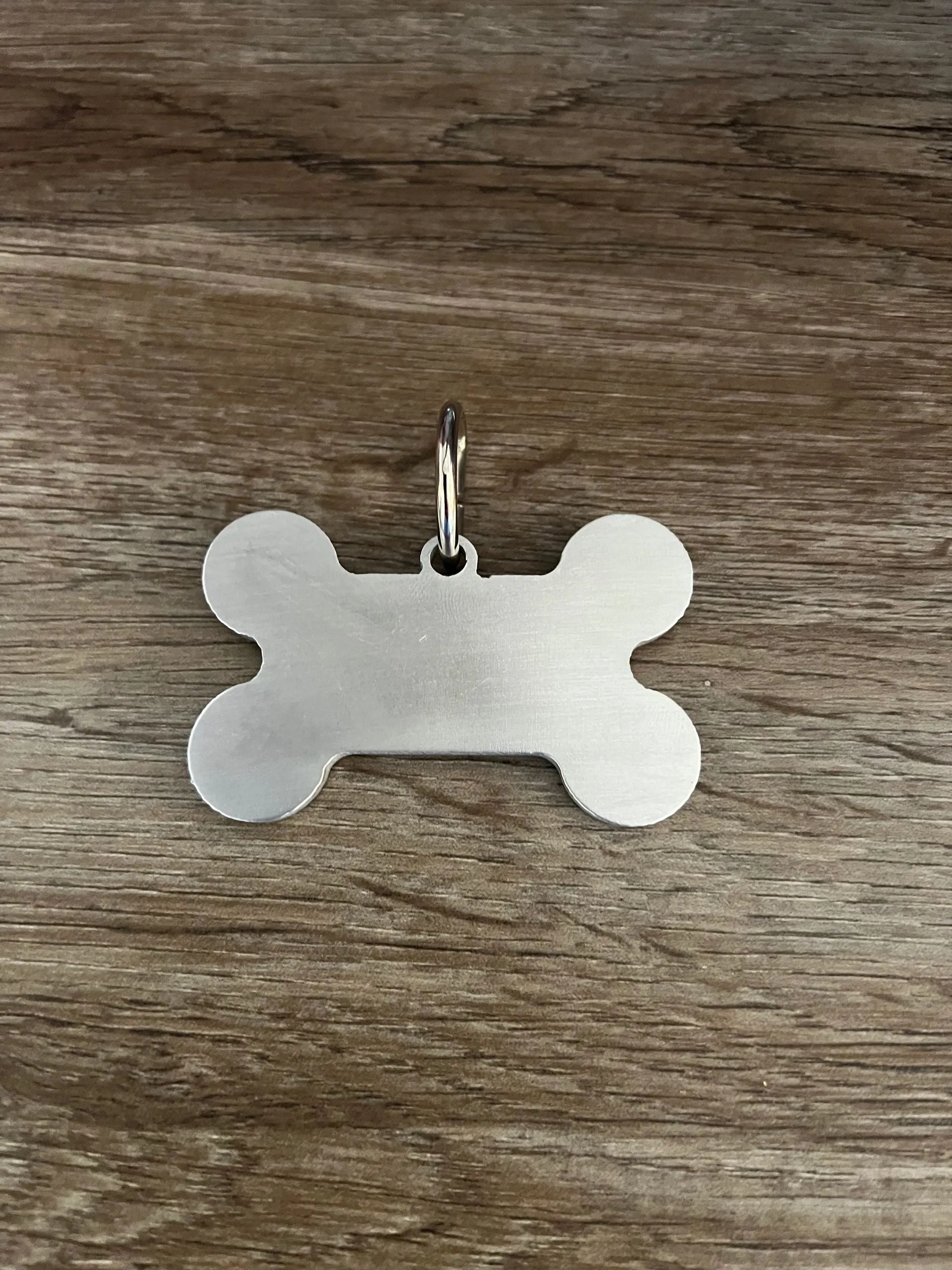 Wholesale Ballistic Metal Dog Bone Shaped Tag Charm Pendant Aluminum Custom Engraveable Engraved