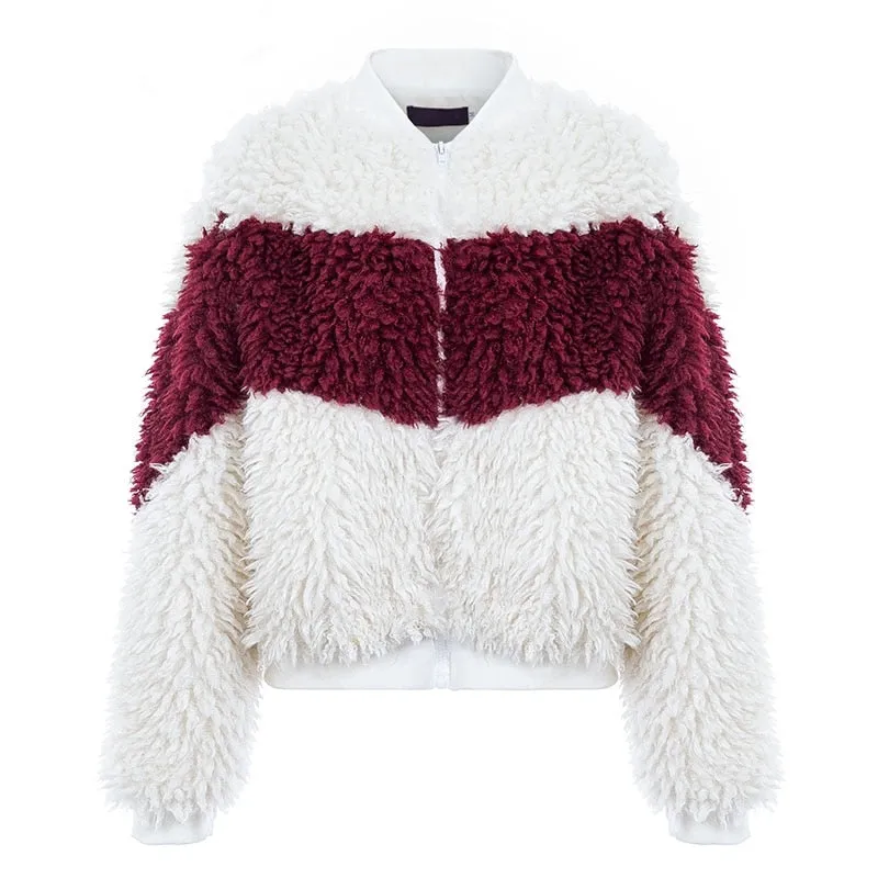 Women's Autumn & Winter Fluffy Faux Fur Plus Size Coat