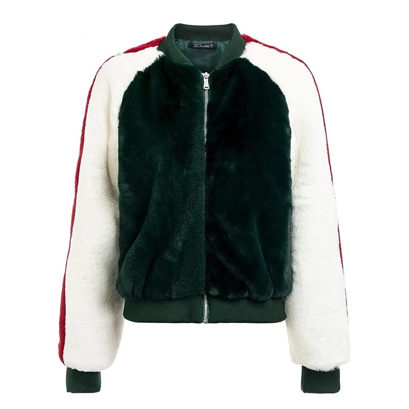 Women's Autumn Furry Faux Fur Coat