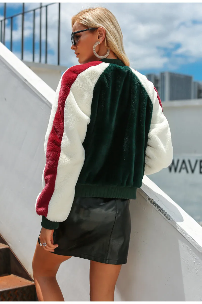Women's Autumn Furry Faux Fur Coat