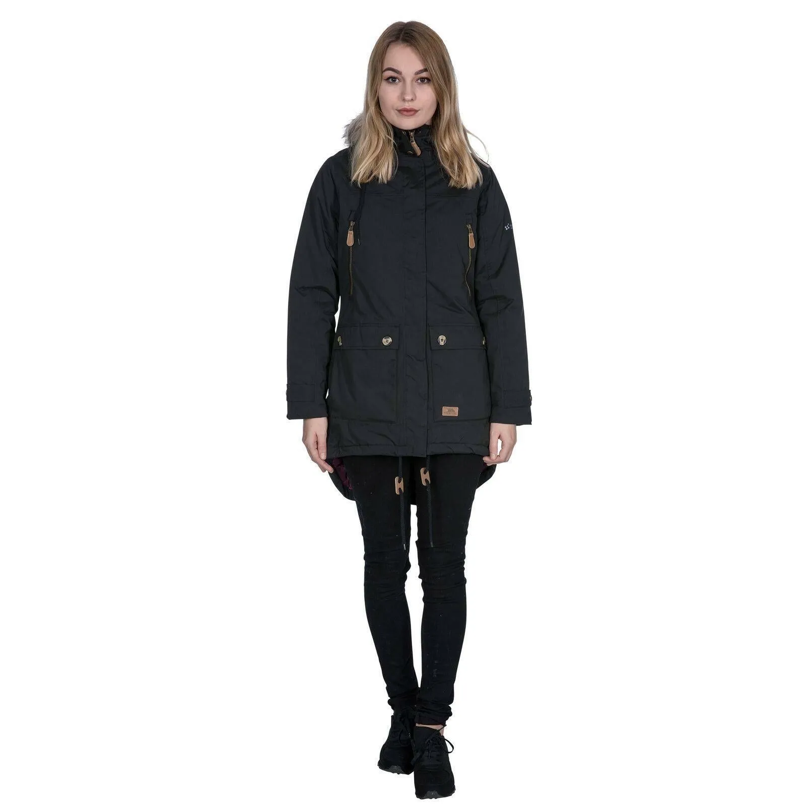 Womens Clea Waterproof Fish Tail Padded Jacket