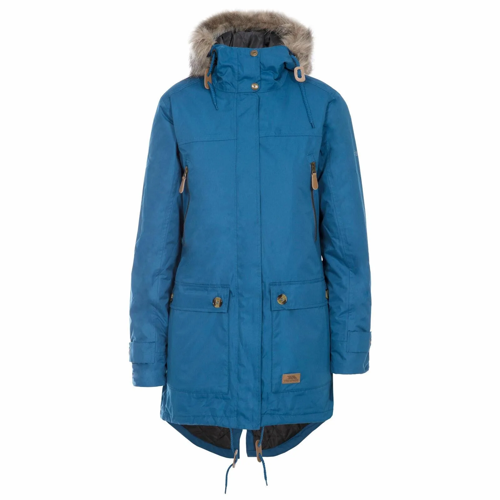Womens Clea Waterproof Fish Tail Padded Jacket