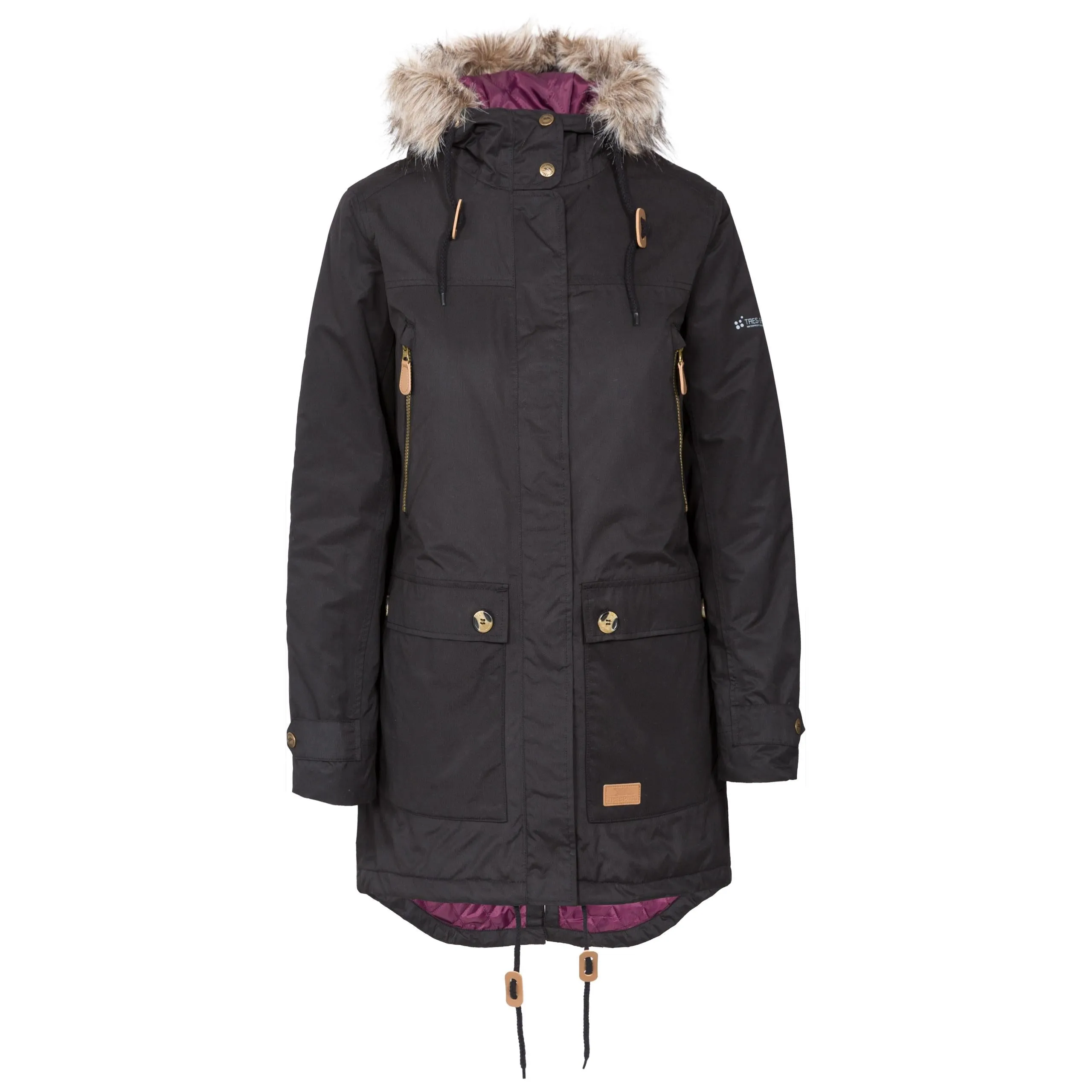 Womens Clea Waterproof Fish Tail Padded Jacket