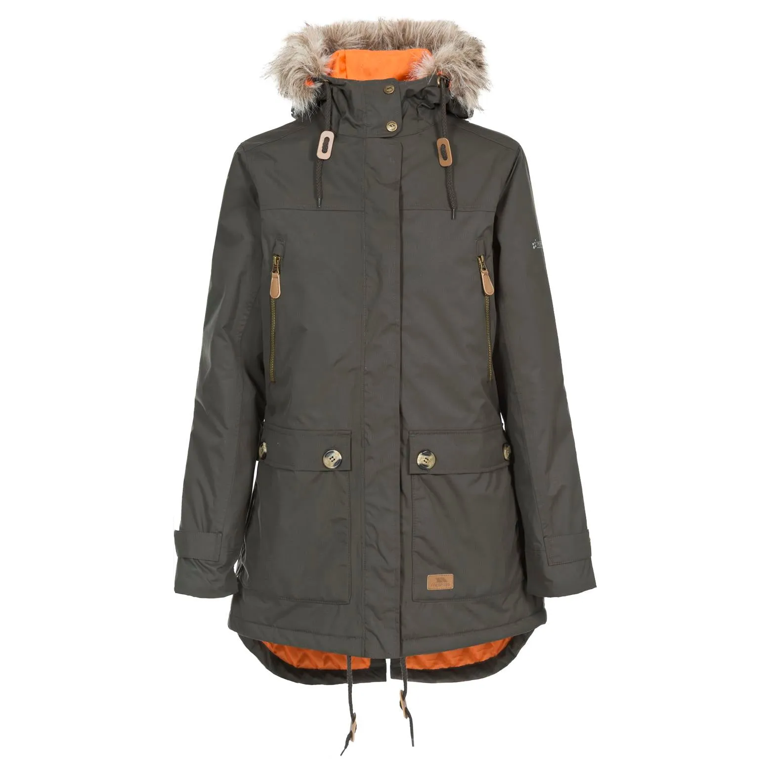 Womens Clea Waterproof Fish Tail Padded Jacket