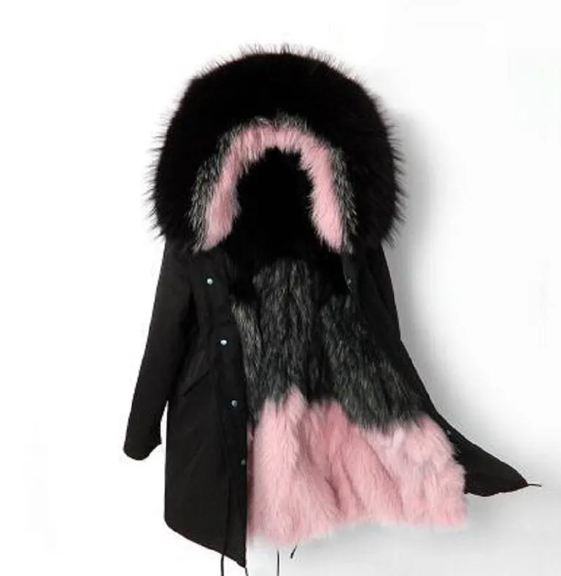Women's Winter Casual Slim Warm Parka With Fox Fur