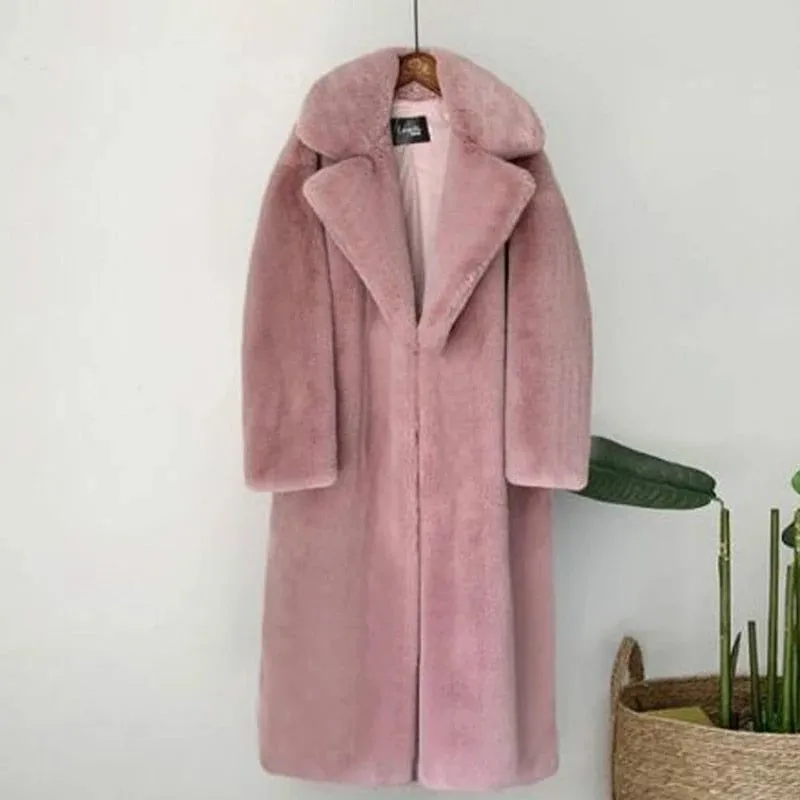 Women's Winter Faux Fur Long Coat