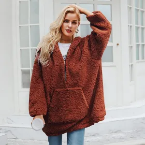 Women's Winter Faux Lambs Wool Jacket