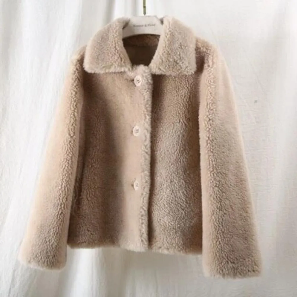 Women's Winter Loose Thick Warm Wool Coat